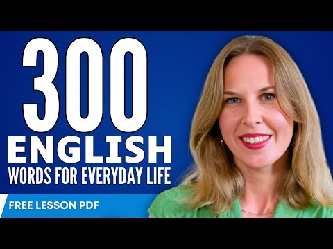 300 English Words for Every Day Life | English Vocabulary