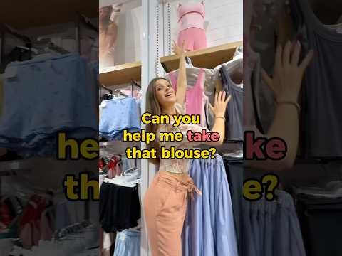 A day at the clothing store 👗👚 #englishteacher  #englishlanguage