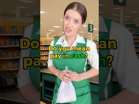 A normal day at the supermarket 🛒 #learnenglish #englishlanguage