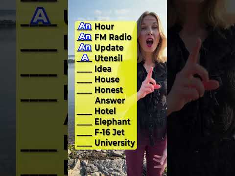 A or An? Articles in English Grammar #learnenglish