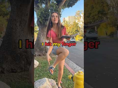 A problem outdoors 🦶#english #englishteacher #englishtips #learnenglish