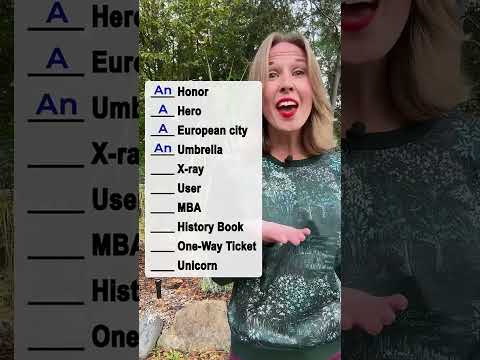 A Unicorn or An Unicorn? Articles in English Grammar #learnenglish