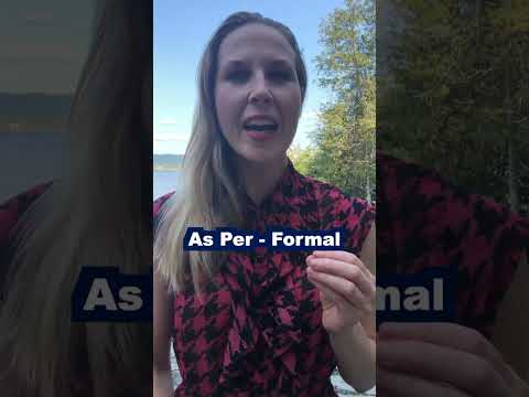 As Per & According To | Confusing English Words 🤓