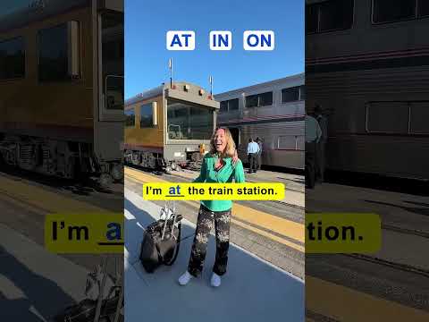 AT / ON / IN English Prepositions!  #learnenglish