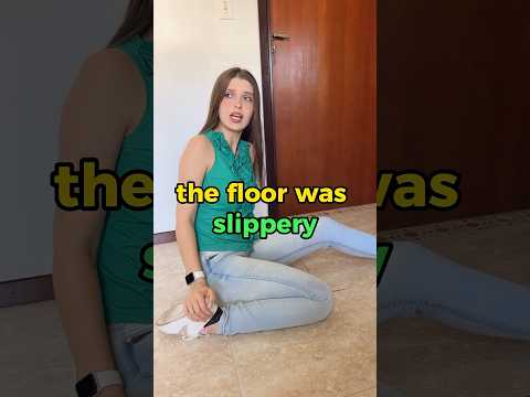 Be careful with the floor 🤔 #english #englishtips #learnenglish #englishteacher
