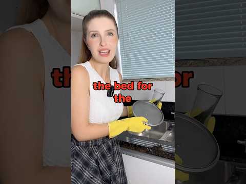 Bed for dishes ❌❌❌ #learnenglish #englishteacher #teachingenglish #englishtips