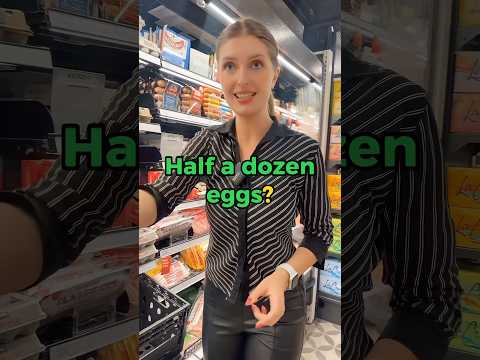 Buying eggs in your second language 🇺🇸 #teachingenglish #englishteacher #english