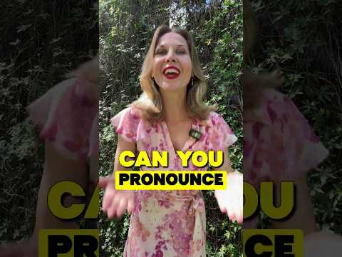 Can You Pronounce These A2 Words?