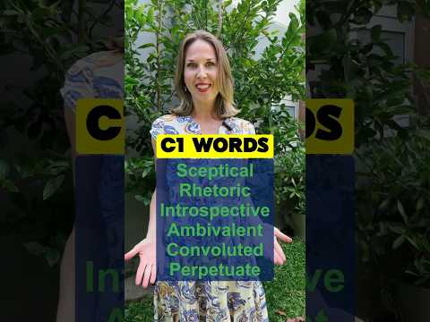 Can You Pronounce These C1 Words?