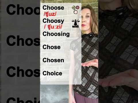 Chose, Choose? Master English Pronunciation To Sound Like A NATIVE #pronunciation #english