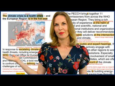 Climate crisis is a health crisis – Learn English with News | Improve Your Fluency FAST