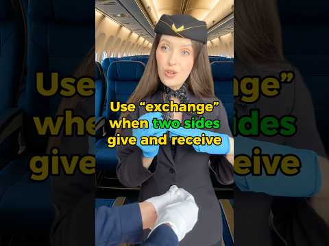 Confusing words on the plane ✈️ #teachingenglish #learnenglish #englishlanguage