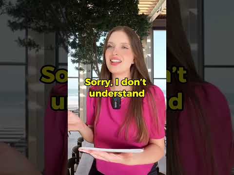 Confusion at the restaurant 🤔 #english #englishtips #learnenglish