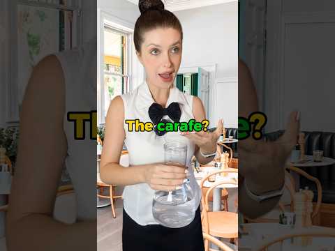 Drinking water at the restaurant 🚰 Restaurant vocabulary #englishteacher #learnenglish