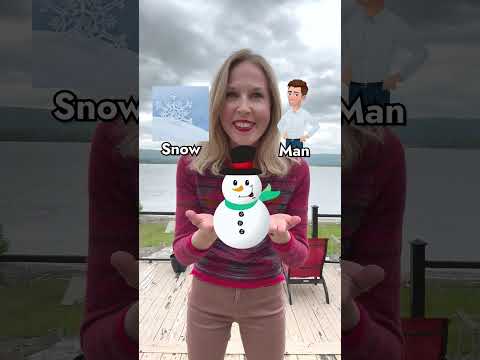 ❄️ + 🙍‍♂️ =  ☃️| Compound NOUNS in English #learnenglish #vocabulary #englishlanguage