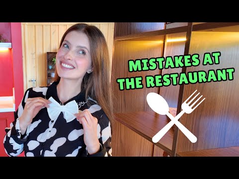 English mistakes at the restaurant