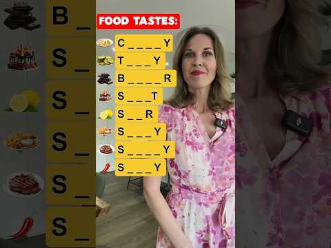 🌶️ Food Tastes | English Speaking Practice #vocabulary #english