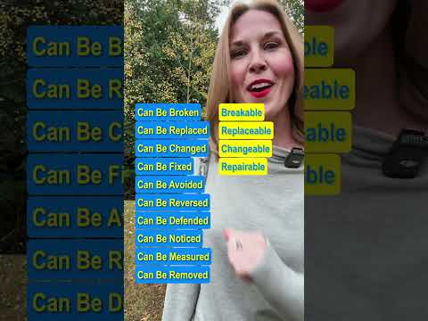 💔 Can be broken = ? Learn English Vocabulary With Me! #learnenglish #vocabulary
