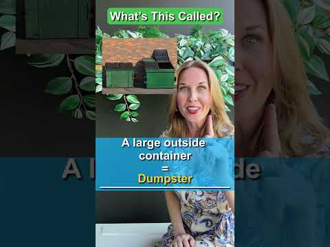 🗑️ What's a trash can called? #english #shorts #words