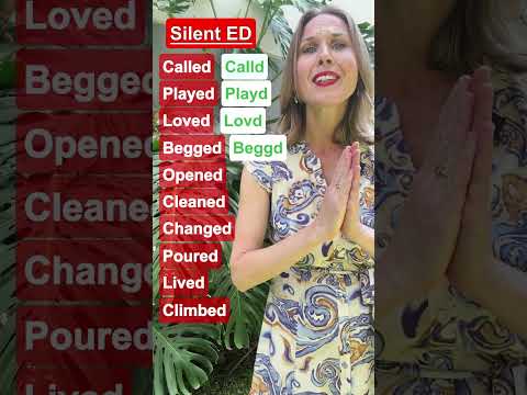 🚫 Don't Pronounce the "ED" in these words! #english