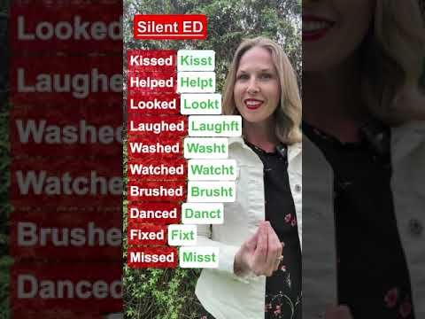 🚫 Don't Pronounce the "ED" in these words!