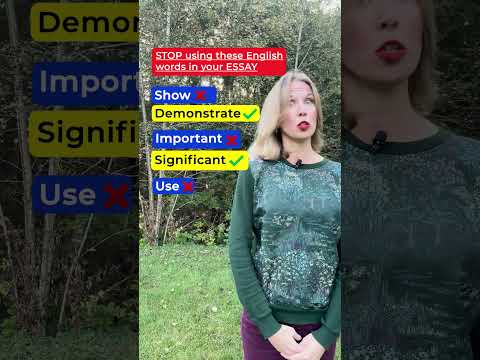 🚫 STOP using these English words in your ESSAYS!