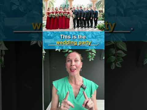 🥳 Party Group Vocabulary in English #learnenglish #shorts