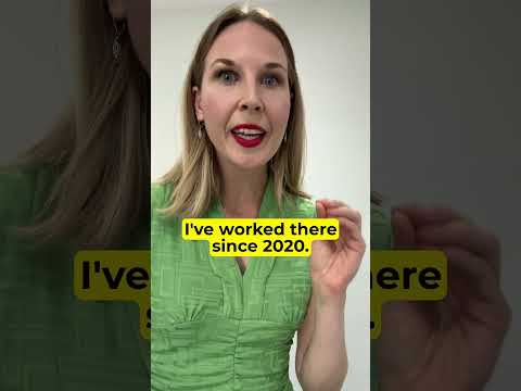 FOR or SINCE | What is the difference? #shorts #learnenglish #english #vocabulary