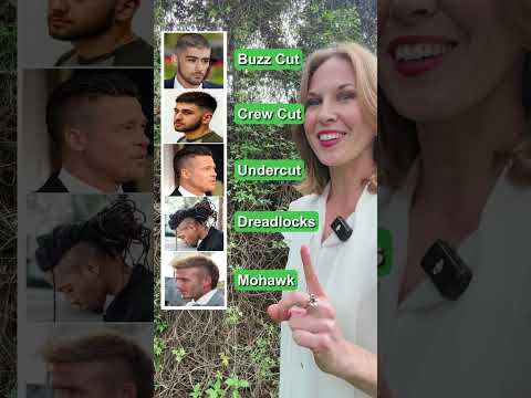 Hairstyle in English #vocabulary