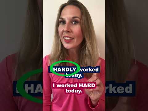 Hard and Hardly  – Confusing English Words 🎯