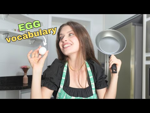 How to fry an egg in English