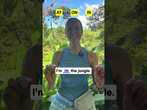 I'm ___ the beach! #english