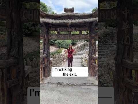 I'm walking ____ the bridge | English Prepositions #grammar #english #englishgrammar #prepositions