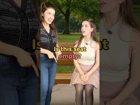 Is this seat empty? ❌ #englishtips #englishlanguage