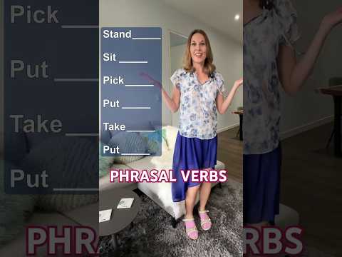 Learn Phrasal Verbs WITH ME and Sound like a NATIVE #learnenglish