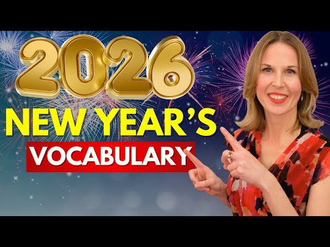 New Year's Vocabulary In English | Listen & Repeat with Me!  📱