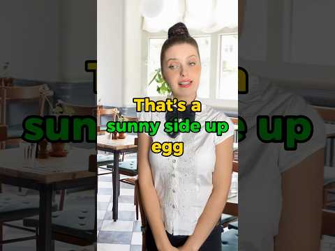 Ordering eggs 🍳  #englishteacher  #englishtips #englishlearning