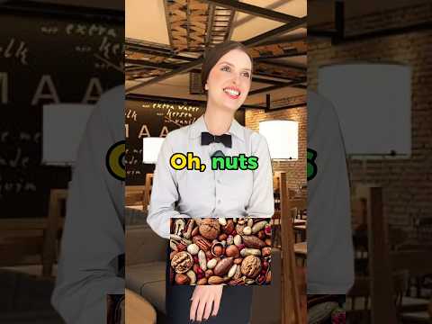 Ordering when you have allergies 🍴#english #learnenglish #englishtips