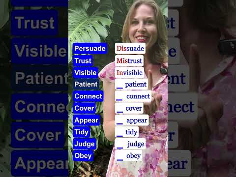 Prefixes in English #learnenglish #vocabulary