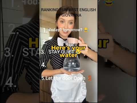 RANKING FUNNY ENGLISH BY GIOVANNA #meme