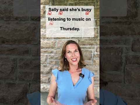 /s/, /θ/ or /z/ Sounds