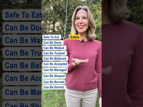 Safe To Eat – EDIBLE | Learn English Vocabulary with Me! #learnenglish  #vocabulary