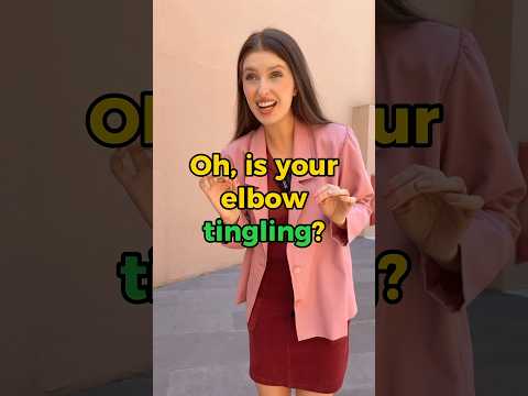 She hit her arm 💪🏻 #english #englishteacher #englishtips #learnenglish