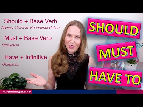 Should, Must, Have To – Advanced English Grammar