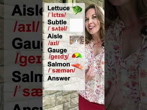 Spelling and Pronunciation Don't Match In These Words #english