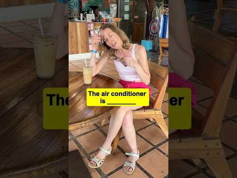 The AC is _____ | City Problems | Learn English Vocabulary #vocabulary #learnenglish