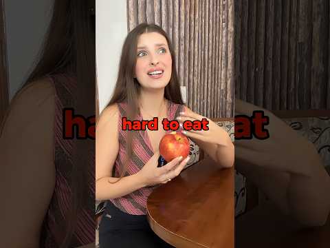 This apple is too hard to eat ❌ #englishteacher #learnenglish #english #englishtips