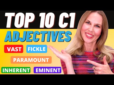Top 10 Most Common C1 Adjectives in the English Language! (with QUIZ)