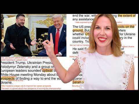 Trump-Zelensky Meeting In Washington: Learn English with the News