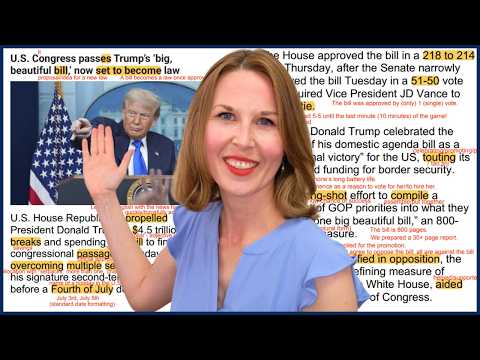 Trump's "Big Beautiful Bill" 🇺🇸 Learn English with the News